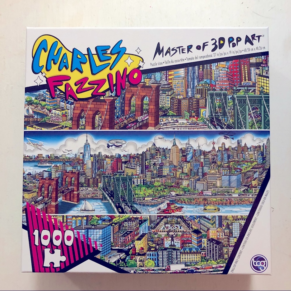 1000pc puzzle: Charles Fazzino New York Landscape